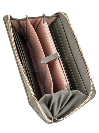 Polo Monticello Zip Around Purse - Alpine