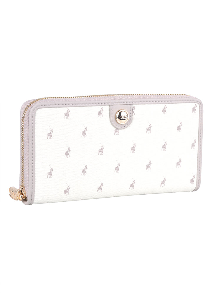 Polo Monticello Zip Around Purse - Grey