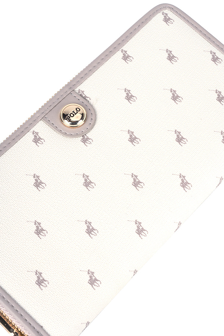 Polo Monticello Zip Around Purse - Grey