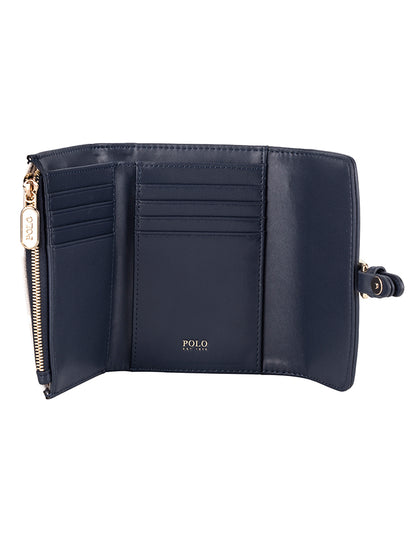 Polo Porter Compact Trifold Leather Purse