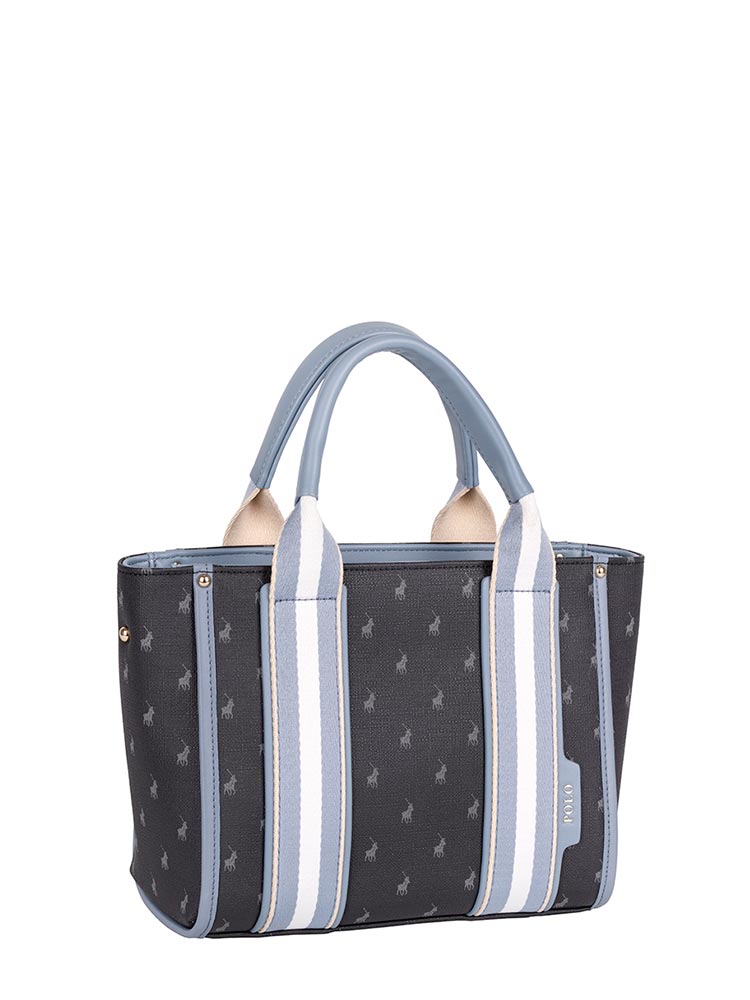 Polo Sicily Small Crossbody Shopper - Black