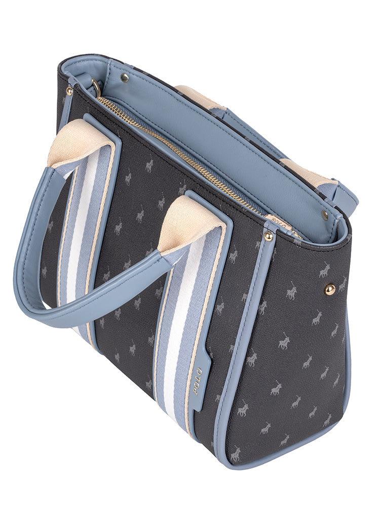 Polo Sicily Small Crossbody Shopper - Black