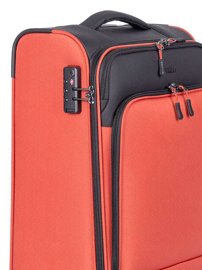 Voyager On The Go 4 Wheel Carry On Trolley - Rust