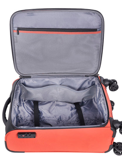 Voyager On The Go 4 Wheel Carry On Trolley - Rust