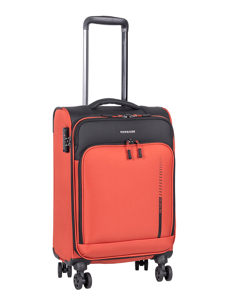 Voyager On The Go 4 Wheel Carry On Trolley - Rust