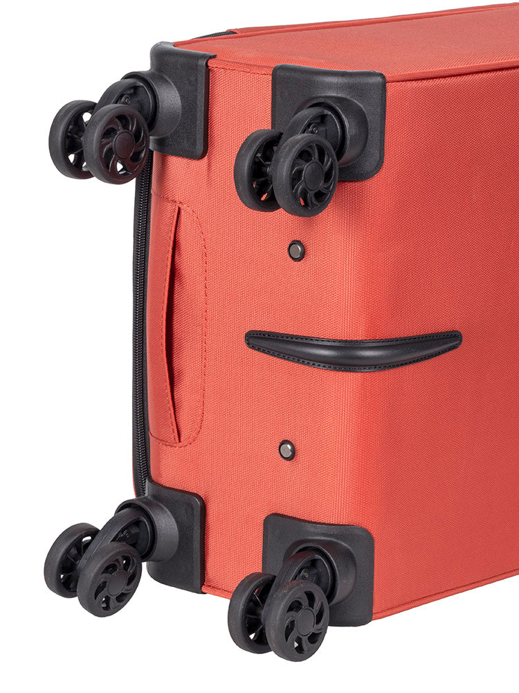 Voyager On The Go 4 Wheel Carry On Trolley - Rust