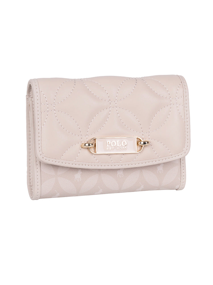 Polo Madison Compact Trifold Purse - Cashmere