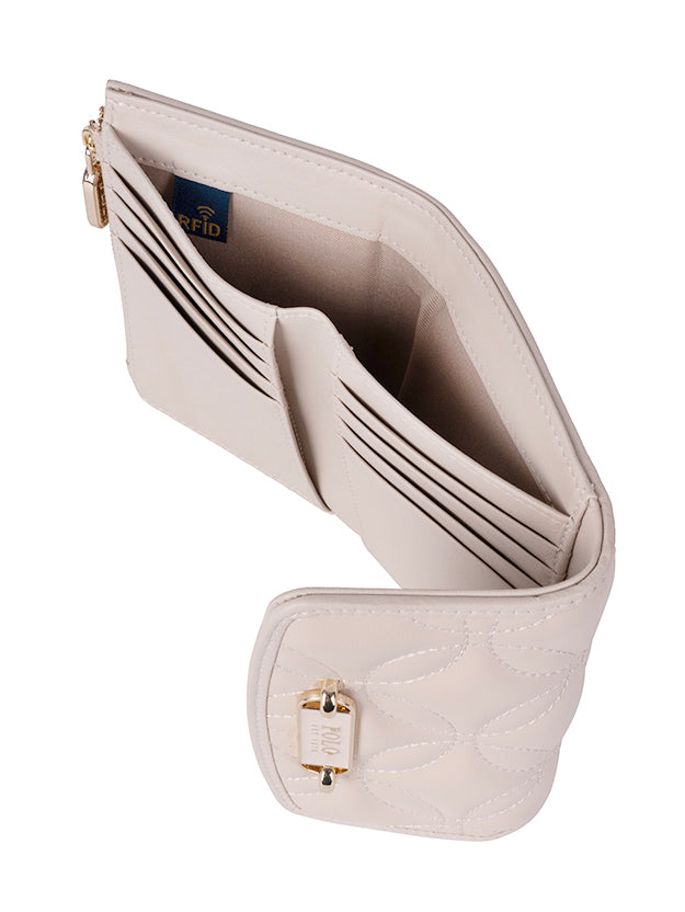 Polo Madison Compact Trifold Purse - Cashmere