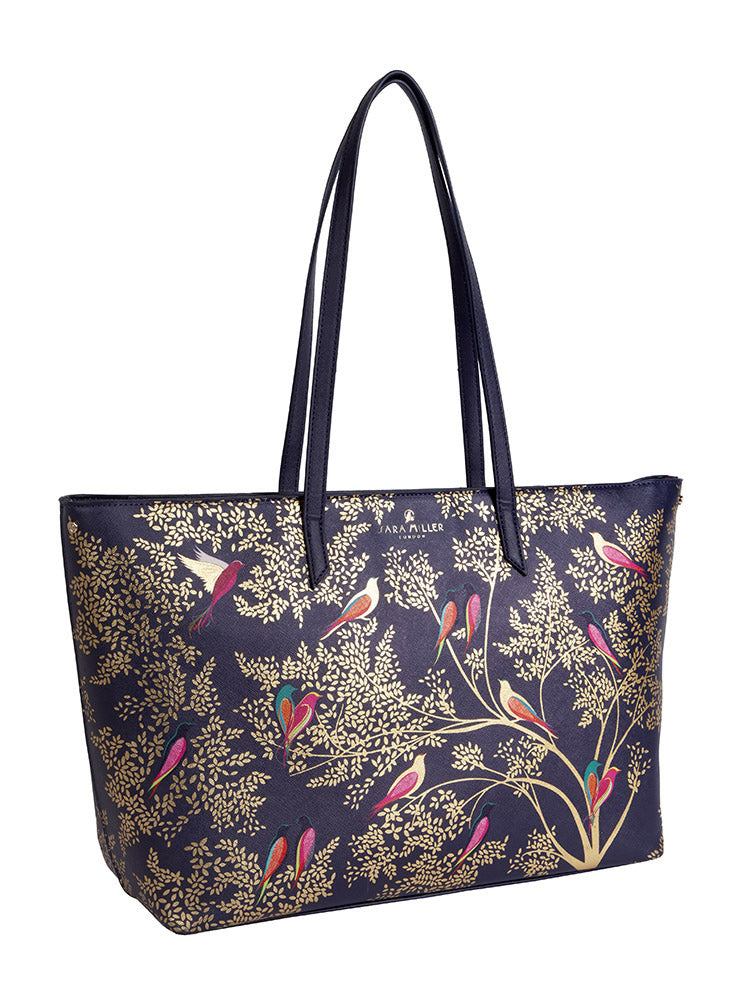 Sara Miller Playing Birds Large Tote