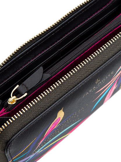 Sara Miller Bamboo Zip Around Purse