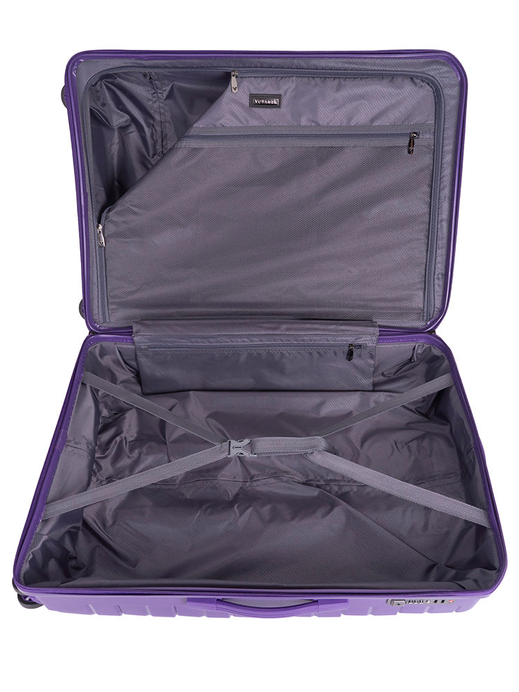 Voyager Cabana Large 4 Wheel Trolley Case