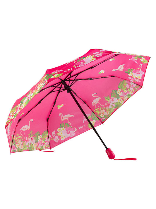 Y-Dry Flamingo Compact Umbrella