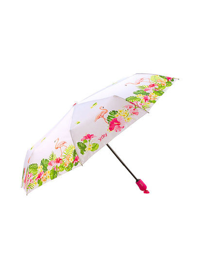 Y-Dry Flamingo Compact Umbrella